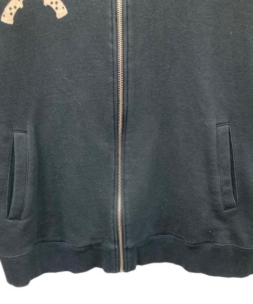 ジップパーカー（ジップパーカー）ジップパーカー (ジップパーカー) ジップパーカー ブラック サイズ:XLの古着・服飾アイテム