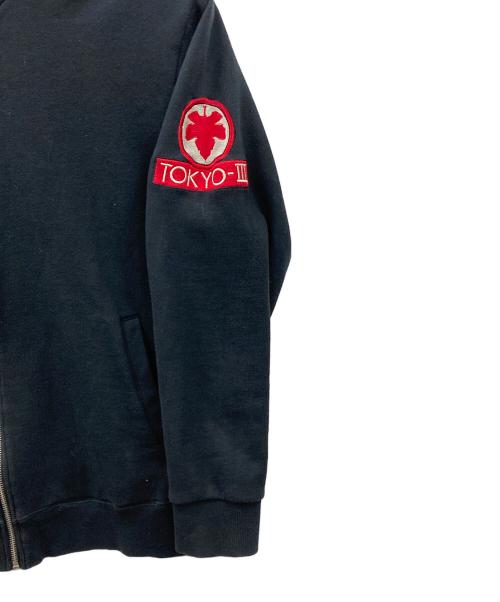 ジップパーカー（ジップパーカー）ジップパーカー (ジップパーカー) ジップパーカー ブラック サイズ:XLの古着・服飾アイテム