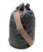 Jean Paul GAULTIERジャンポールゴルチェ）の古着「2WAYバッグ ワンショルダーバッグ ドラムバッグ」｜ブラック