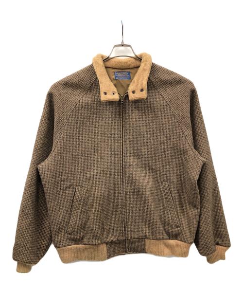 PENDLETON（ペンドルトン）PENDLETON (ペンドルトン) 70s ツイードスイングトップ ブラウン サイズ:Lの古着・服飾アイテム