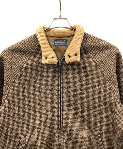 PENDLETON（ペンドルトン）PENDLETON (ペンドルトン) 70s ツイードスイングトップ ブラウン サイズ:Lの古着・服飾アイテム