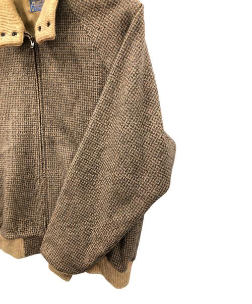 PENDLETON（ペンドルトン）PENDLETON (ペンドルトン) 70s ツイードスイングトップ ブラウン サイズ:Lの古着・服飾アイテム