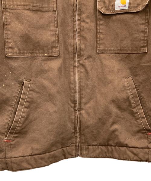 CarHartt（カーハート）CarHartt (カーハート) ワークジャケット トラディショナルコート ブラウン サイズ:XLの古着・服飾アイテム