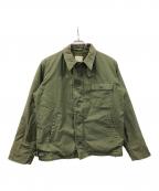 CENTRE MFGセンターエムエフジー）の古着「80s A-2デッキジャケット」｜カーキ