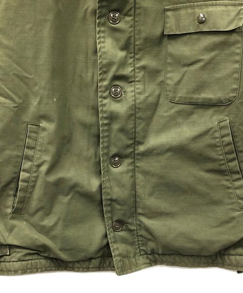 CENTRE MFG（センターエムエフジー）CENTRE MFG (センターエムエフジー) 80s A-2デッキジャケット カーキ サイズ:LARGE(42-44)の古着・服飾アイテム