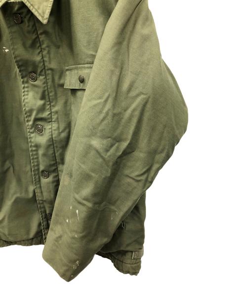 CENTRE MFG（センターエムエフジー）CENTRE MFG (センターエムエフジー) 80s A-2デッキジャケット カーキ サイズ:LARGE(42-44)の古着・服飾アイテム