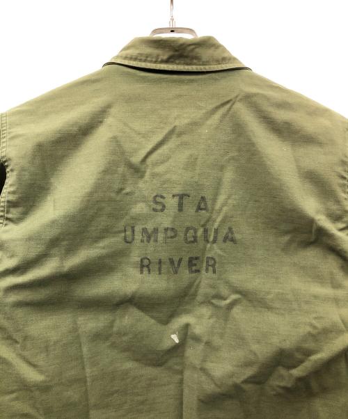 CENTRE MFG（センターエムエフジー）CENTRE MFG (センターエムエフジー) 80s A-2デッキジャケット カーキ サイズ:LARGE(42-44)の古着・服飾アイテム