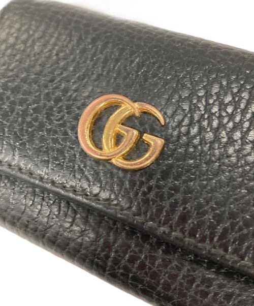 GUCCI（グッチ）GUCCI (グッチ) キーケース6連 ブラック サイズ:実寸サイズにご確認ください。の古着・服飾アイテム