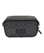 COACHコーチ）の古着「ボディーバッグ ワイアット クロスボディバッグ」｜ブラック×グレー