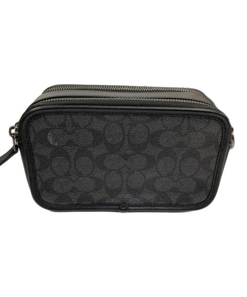 COACH（コーチ）COACH (コーチ) ボディーバッグ ワイアット クロスボディバッグ ブラック×グレー サイズ:実寸サイズにてご確認ください。の古着・服飾アイテム
