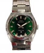 TECHNOSテクノス）の古着「腕時計 手巻き Top Lady（トップレディ）」｜グリーン