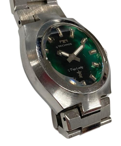 TECHNOS（テクノス）TECHNOS (テクノス) 腕時計 手巻き Top Lady（トップレディ） グリーン サイズ:実寸サイズにご確認ください。の古着・服飾アイテム