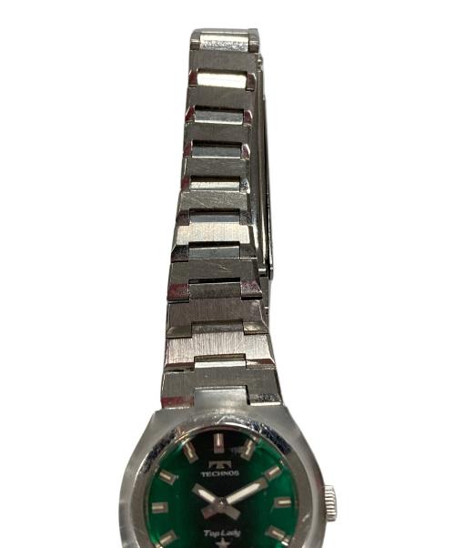 TECHNOS（テクノス）TECHNOS (テクノス) 腕時計 手巻き Top Lady（トップレディ） グリーン サイズ:実寸サイズにご確認ください。の古着・服飾アイテム