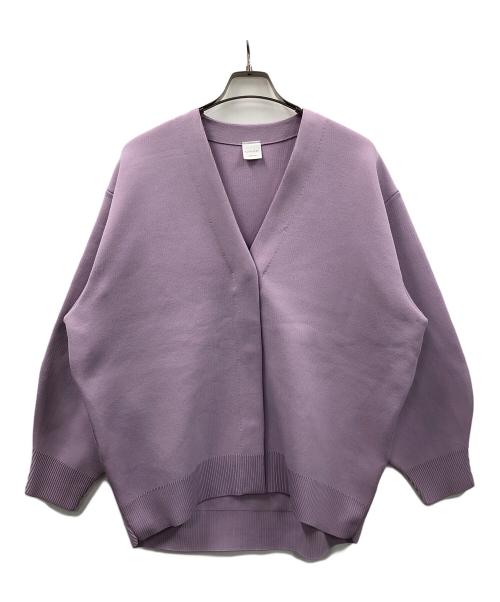 ELENDEEK（エレンディーク）ELENDEEK (エレンディーク) Vネックフォルムカーディガン ピンク サイズ:FREEの古着・服飾アイテム