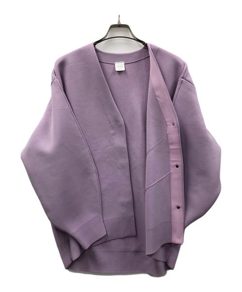 ELENDEEK（エレンディーク）ELENDEEK (エレンディーク) Vネックフォルムカーディガン ピンク サイズ:FREEの古着・服飾アイテム