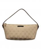 GUCCIグッチ）の古着「GG（ジージー） キャンバス アクセサリーポーチ」｜ベージュ