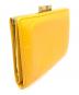 Yves Saint Laurent (イヴサンローラン) 2つ折り財布 がま口 イエロー サイズ:実寸サイズにてご確認ください：7000円