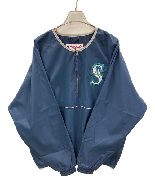 Majestic（マジェスティック）Majestic (マジェスティック) ナイロンジャケット シアトルマリナーズ ネイビー サイズ:Mの古着・服飾アイテム