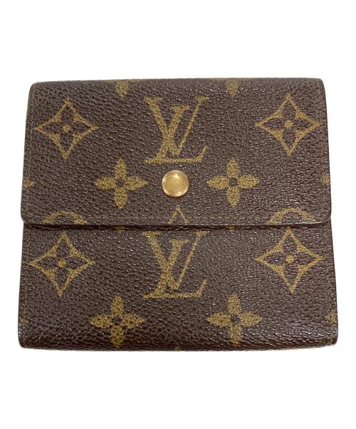 LOUIS VUITTON（ルイ ヴィトン）LOUIS VUITTON (ルイ ヴィトン) 3つ折り財布 ポルトモネ・ビエ カルトクレディ ブラウン サイズ:実寸サイズにご確認ください。の古着・服飾アイテム