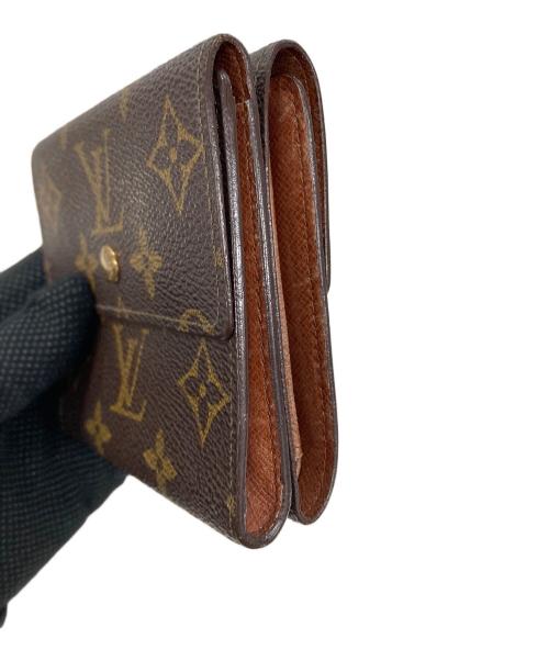 LOUIS VUITTON（ルイ ヴィトン）LOUIS VUITTON (ルイ ヴィトン) 3つ折り財布 ポルトモネ・ビエ カルトクレディ ブラウン サイズ:実寸サイズにご確認ください。の古着・服飾アイテム