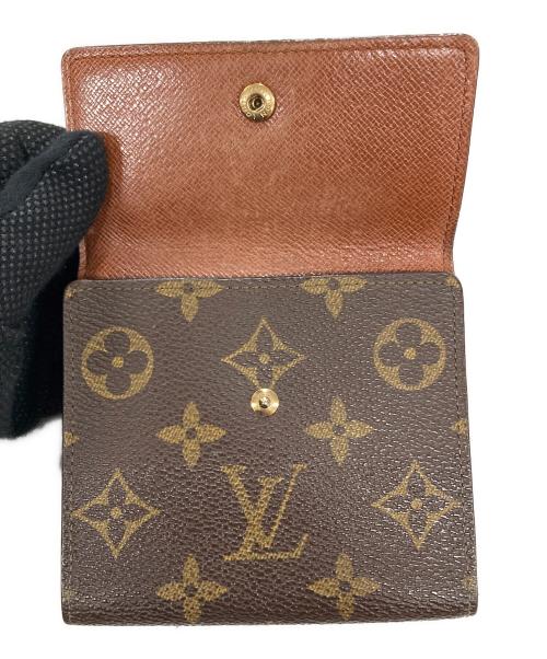 LOUIS VUITTON（ルイ ヴィトン）LOUIS VUITTON (ルイ ヴィトン) 3つ折り財布 ポルトモネ・ビエ カルトクレディ ブラウン サイズ:実寸サイズにご確認ください。の古着・服飾アイテム