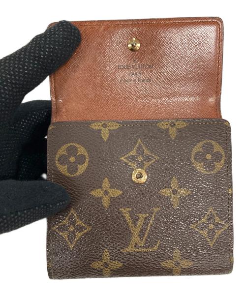 LOUIS VUITTON（ルイ ヴィトン）LOUIS VUITTON (ルイ ヴィトン) 3つ折り財布 ポルトモネ・ビエ カルトクレディ ブラウン サイズ:実寸サイズにご確認ください。の古着・服飾アイテム