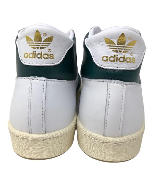adidas（アディダス）adidas (アディダス) ハイカットスニーカー JABBAR HI（ジャバー ハイ） ホワイト×グリーン サイズ:JP 280の古着・服飾アイテム