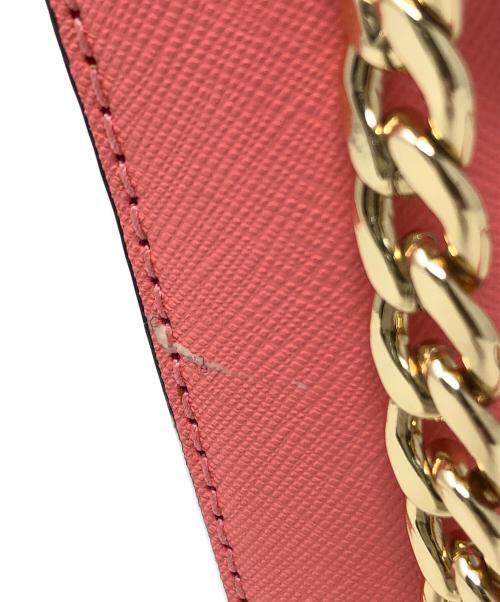 MICHAEL KORS（マイケル・コース）MICHAEL KORS (マイケル・コース) ショルダーバッグ クロスボディバッグ シグネチャー ピンク×ホワイト サイズ:実寸サイズにてご確認ください。の古着・服飾アイテム