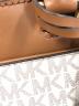 MICHAEL KORS (マイケル・コース) 2WAYバッグ トートバッグ ショルダーバッグ ブラウン×ホワイト サイズ:実寸サイズにてご確認下さい。：8000円