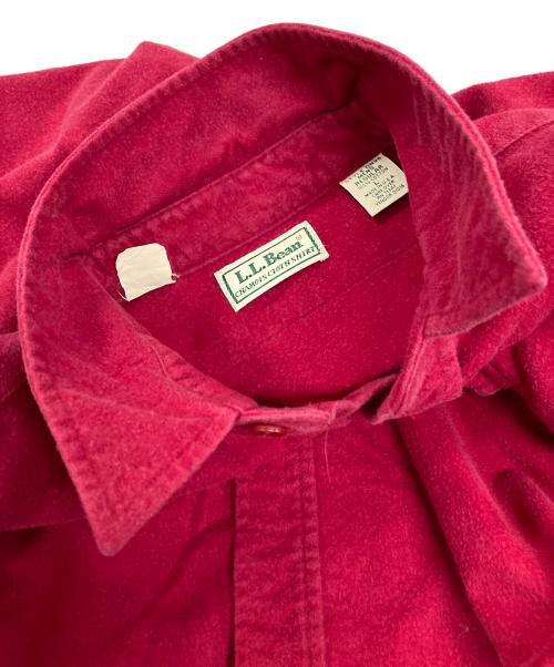 L.L.Bean（エルエルビーン）L.L.Bean (エルエルビーン) シャモアクロスシャツ レッド サイズ:Lの古着・服飾アイテム