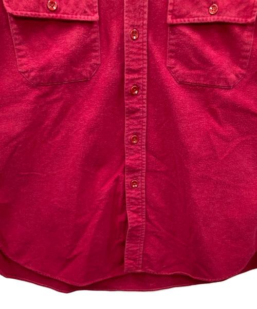 L.L.Bean（エルエルビーン）L.L.Bean (エルエルビーン) シャモアクロスシャツ レッド サイズ:Lの古着・服飾アイテム