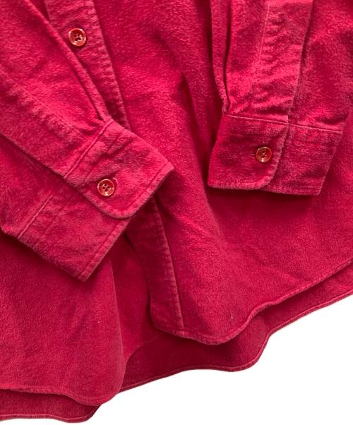 L.L.Bean（エルエルビーン）L.L.Bean (エルエルビーン) シャモアクロスシャツ レッド サイズ:Lの古着・服飾アイテム