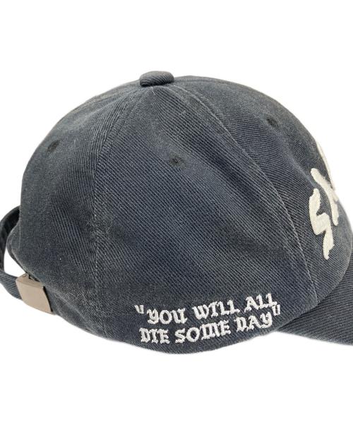 SAINT MICHAEL（セントマイケル）SAINT MICHAEL (セントマイケル) キャップ SAINT 6PANEL CAP（セイント6パネルキャップ） ブラック サイズ:OSの古着・服飾アイテム