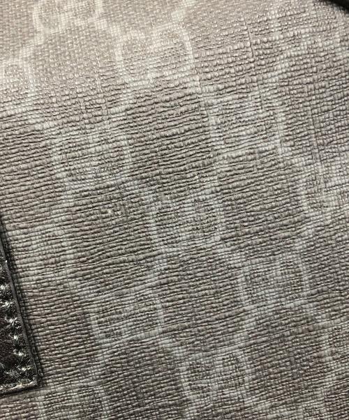 GUCCI（グッチ）GUCCI (グッチ) 2WAYバッグ ボストンバッグ ショルダーバッグ GG（ジージー）スプリーム ブラック×グレー サイズ:実寸サイズにてご確認下さい。の古着・服飾アイテム