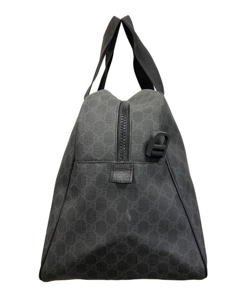 GUCCI（グッチ）GUCCI (グッチ) 2WAYバッグ ボストンバッグ ショルダーバッグ GG（ジージー）スプリーム ブラック×グレー サイズ:実寸サイズにてご確認下さい。の古着・服飾アイテム