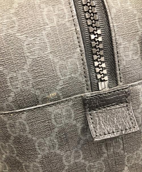 GUCCI（グッチ）GUCCI (グッチ) 2WAYバッグ ボストンバッグ ショルダーバッグ GG（ジージー）スプリーム ブラック×グレー サイズ:実寸サイズにてご確認下さい。の古着・服飾アイテム