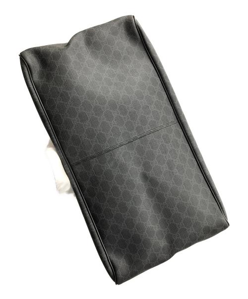 GUCCI（グッチ）GUCCI (グッチ) 2WAYバッグ ボストンバッグ ショルダーバッグ GG（ジージー）スプリーム ブラック×グレー サイズ:実寸サイズにてご確認下さい。の古着・服飾アイテム