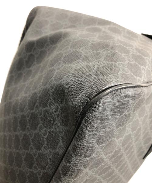 GUCCI（グッチ）GUCCI (グッチ) 2WAYバッグ ボストンバッグ ショルダーバッグ GG（ジージー）スプリーム ブラック×グレー サイズ:実寸サイズにてご確認下さい。の古着・服飾アイテム