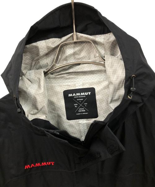MAMMUT（マムート）MAMMUT (マムート) ナイロンジャケット マイクロレイヤージャケット アジアンフィット ブラック サイズ:asia XLの古着・服飾アイテム