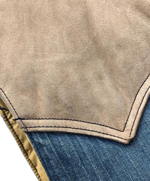 WAREHOUSE（ウエアハウス）WAREHOUSE (ウエアハウス) RockyMountainFeatherBed (ロッキーマウンテンフェザーベッド) ダウンベスト ブルー サイズ:36の古着・服飾アイテム