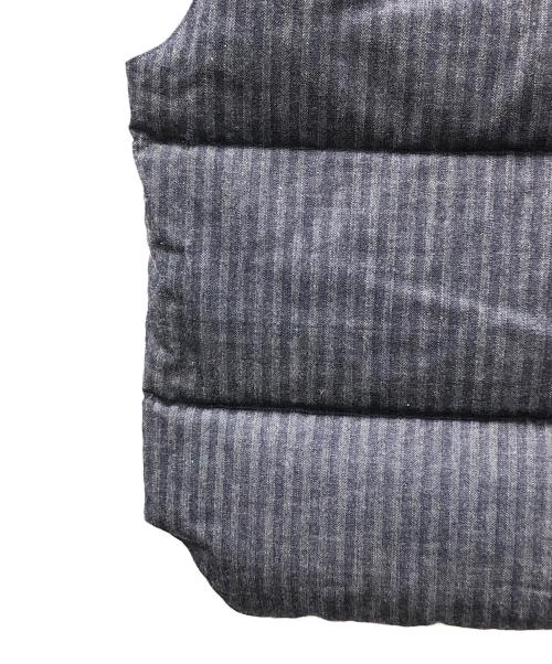 WAREHOUSE（ウエアハウス）WAREHOUSE (ウエアハウス) ダウンベスト ネイビー×ブラウン サイズ:42の古着・服飾アイテム