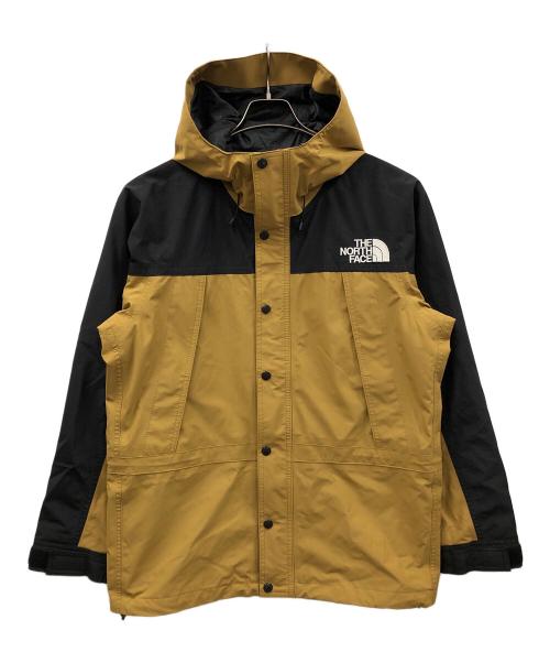 THE NORTH FACE（ザ ノース フェイス）THE NORTH FACE (ザ ノース フェイス) マウンテンパーカー Mountain Light Jacket（マウンテン ライト ジャケット） カーキ×ブラック サイズ:Mの古着・服飾アイテム