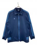adidasアディダス）の古着「襟付トラックジャケット」｜ネイビー