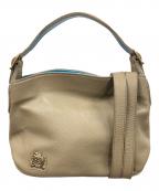 A.D.M.J.エーディーエムジェイ）の古着「2WAYバッグ ハンドバッグ ショルダーバッグ ワンショルダーバッグ」｜ベージュ
