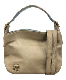 A.D.M.J.（エーディーエムジェイ）の古着「2WAYバッグ ハンドバッグ ショルダーバッグ ワンショルダーバッグ」｜ベージュ