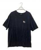 stussyステューシー）の古着「半袖Tシャツ」｜ブラック
