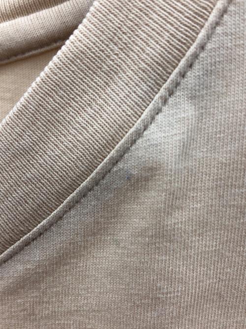 maison kitsune（メゾンキツネ）maison kitsune (メゾンキツネ) 半袖カットソー コットンTシャツ デイジーフィールド オーバーサイズ ベージュ サイズ:XLの古着・服飾アイテム