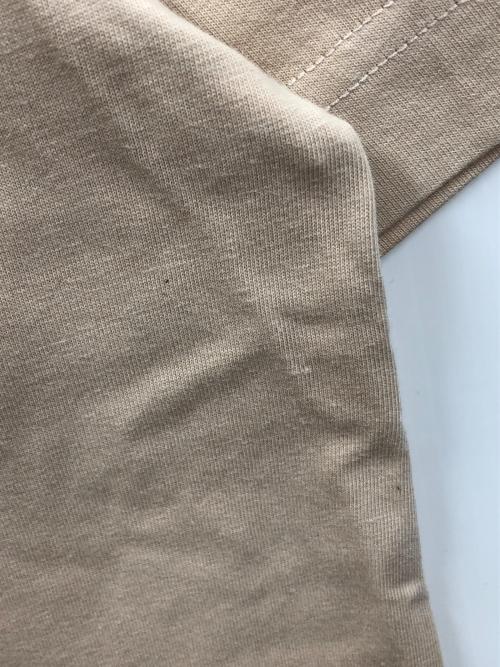 maison kitsune（メゾンキツネ）maison kitsune (メゾンキツネ) 半袖カットソー コットンTシャツ デイジーフィールド オーバーサイズ ベージュ サイズ:XLの古着・服飾アイテム