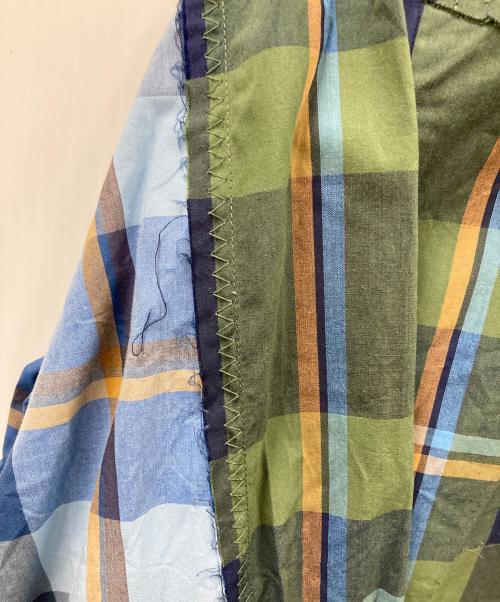 Vivienne Westwood man（ヴィヴィアン ウェストウッド マン）Vivienne Westwood man (ヴィヴィアン ウェストウッド マン) 長袖シャツ チェック柄 グリーン×ネイビー サイズ:44の古着・服飾アイテム