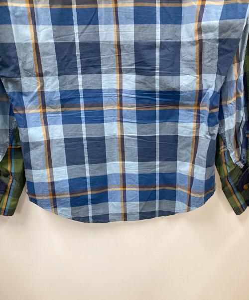 Vivienne Westwood man（ヴィヴィアン ウェストウッド マン）Vivienne Westwood man (ヴィヴィアン ウェストウッド マン) 長袖シャツ チェック柄 グリーン×ネイビー サイズ:44の古着・服飾アイテム